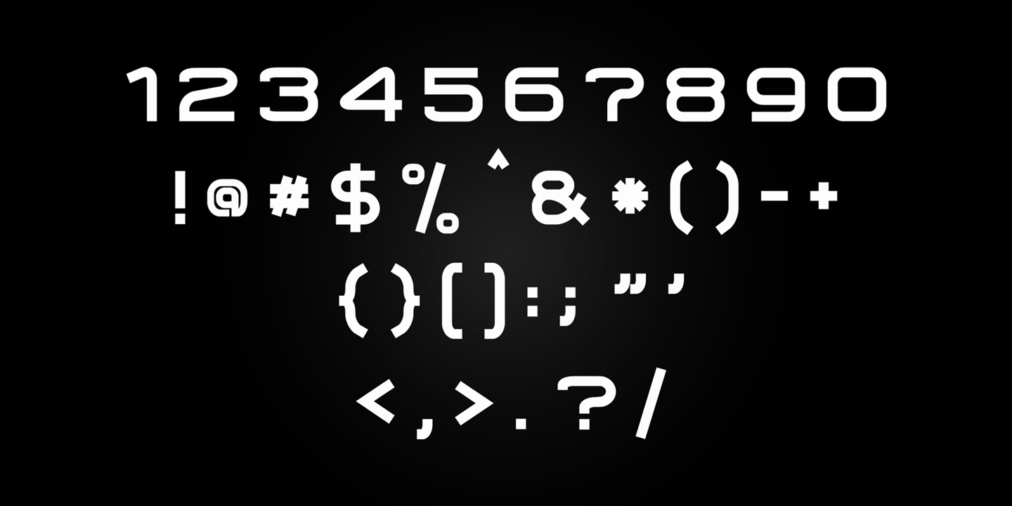Пример шрифта Chronosfer Expanded Italic